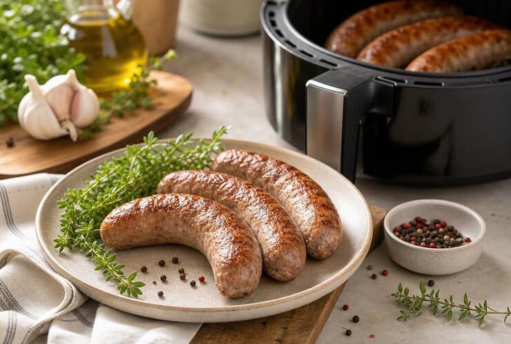 saucisses de toulouse air fryer