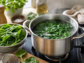temps de cuisson épinards frais à l'eau