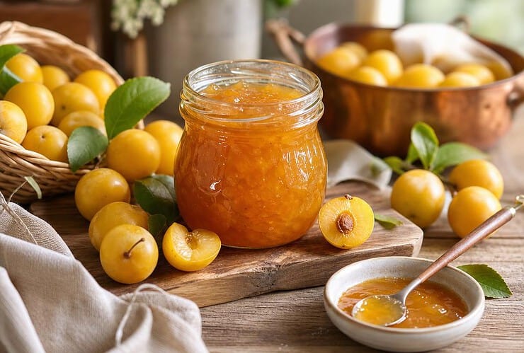 confiture de mirabelles pas trop sucrée