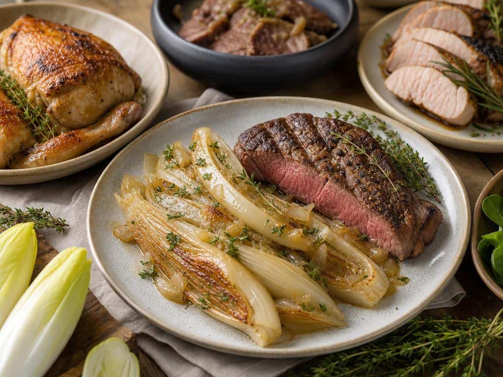 quelle viande pour accompagner des endives braisées