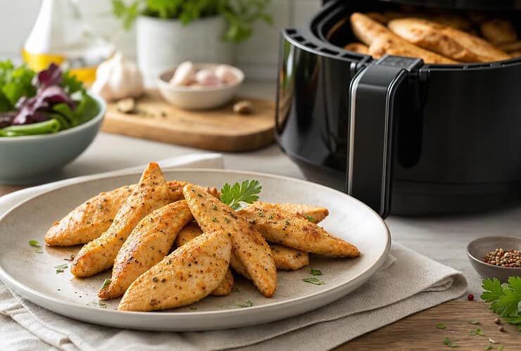 temps de cuisson aiguillette de poulet airfryer