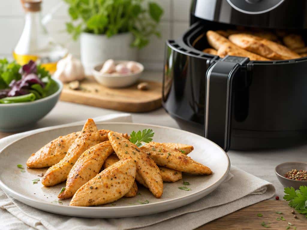 temps de cuisson aiguillette de poulet airfryer