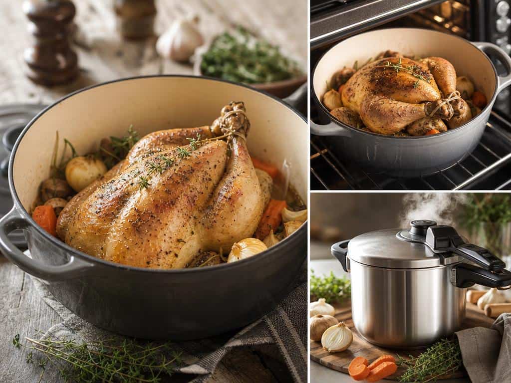 temps de cuisson pintade 1 kg 500 en cocotte