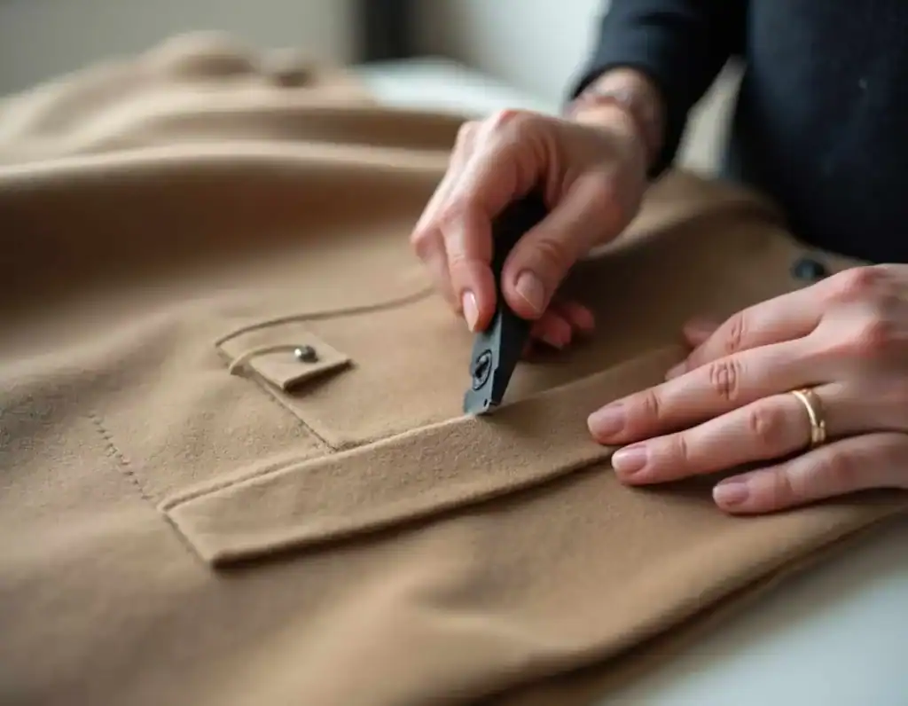 faut il découdre les poches des manteaux