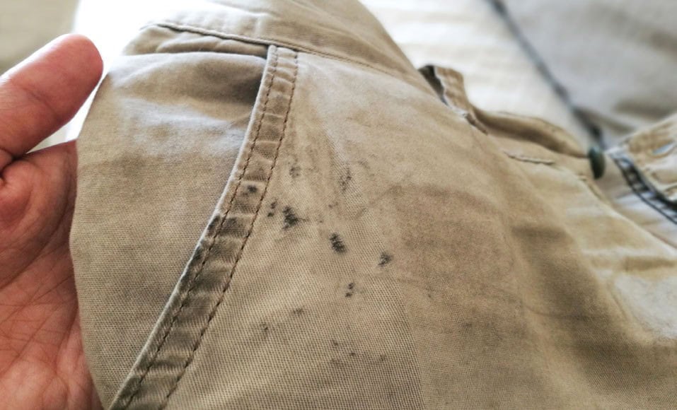 enlever taches graisse velo vêtement