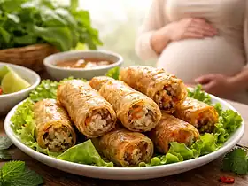 Peut-on manger des nems enceinte sans risque