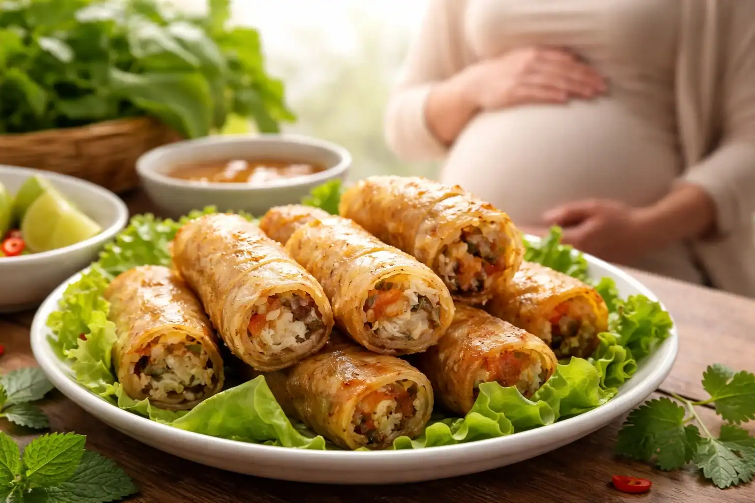 Peut-on manger des nems enceinte sans risque