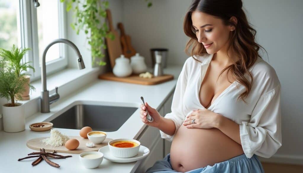 Crème anglaise industrielle et grossesse risques