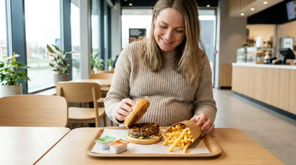 Mayonnaise industrielle en étant enceinte