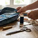 Agrandir un jean à la taille sans couture