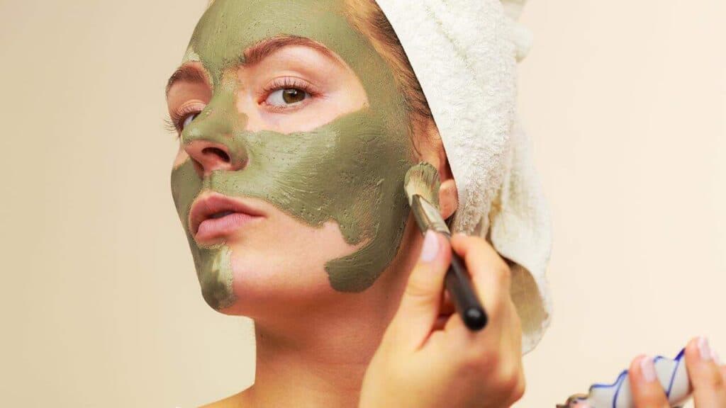 Thé vert et peau applicxation