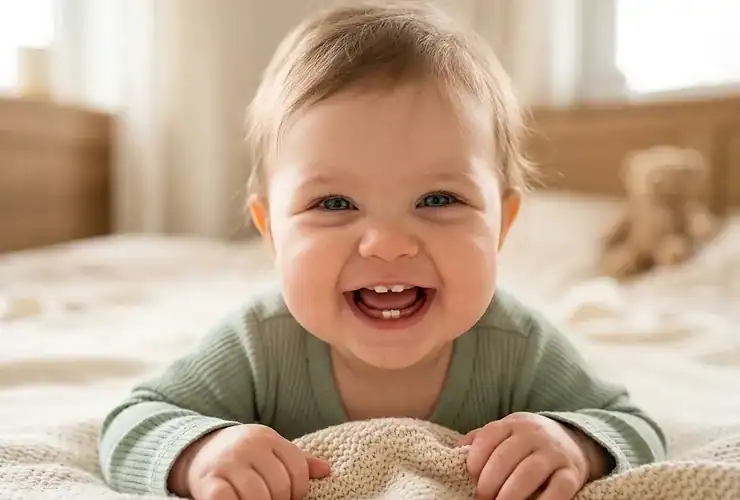 dents de bébé qui ne poussent pas dans l'ordre