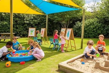 Activités de printemps en crèche