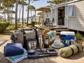 quoi emmener en camping mobil-home