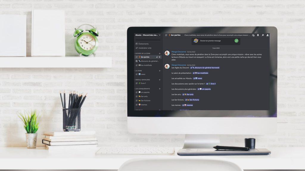 Écriture spéciale Discord style