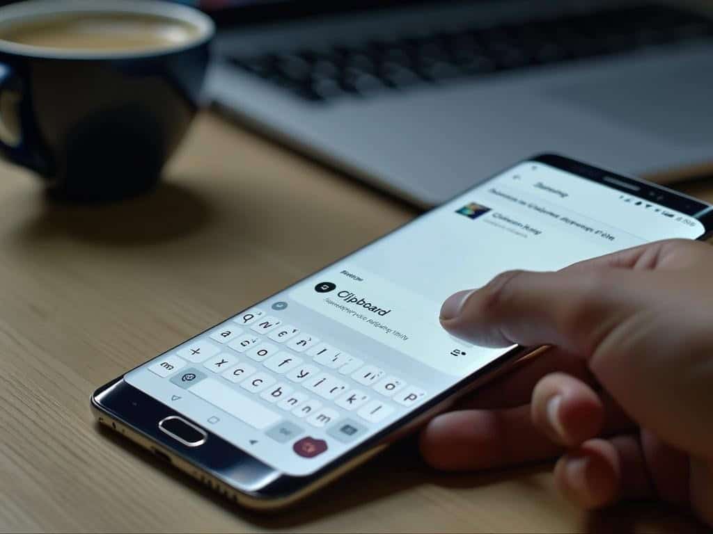 Où trouver le presse-papier sur Samsung