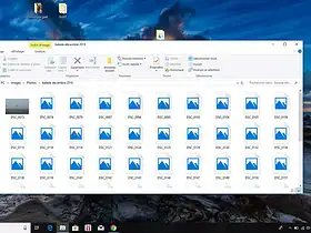 Problème d'affichage des miniatures Windows 10