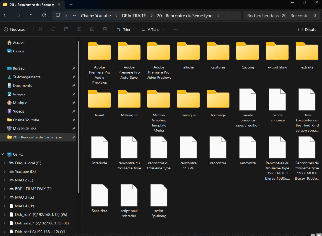 Problème d'affichage des miniatures Windows 10 pc
