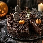 decouvrez la recette du gateau cimetiere d halloween