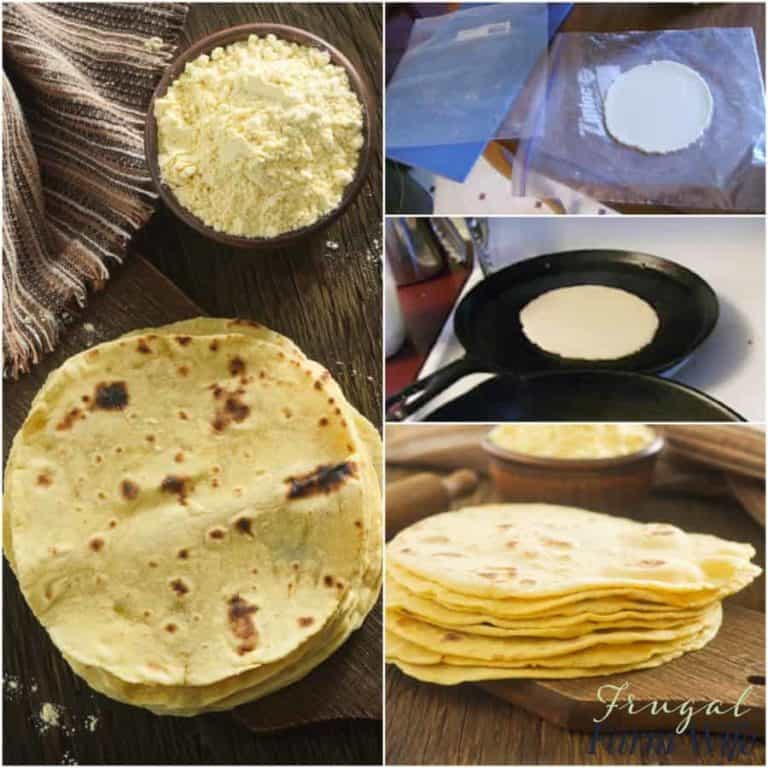 homemade corn tortillas