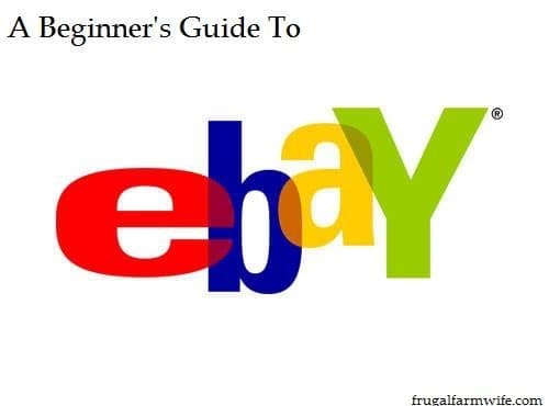 Image shows the eBay logo, with text that reads "A Beginner's Guide to eBay"