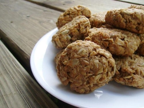 Delicious plate of toddler cookies