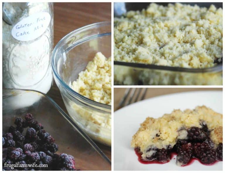 Gluten-Free Blackberry Crumble