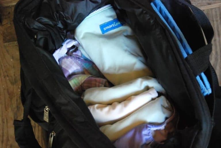 what's in my cloth diaper bag