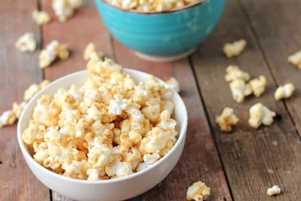 Healthier caramel corn