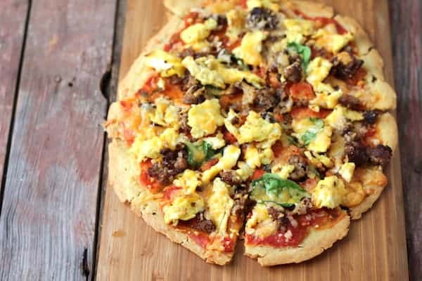 gluten-free breakfast pizza