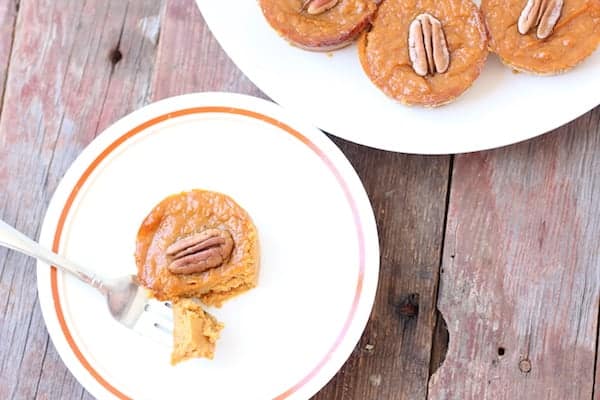 gluten-free pumpkin pie bites