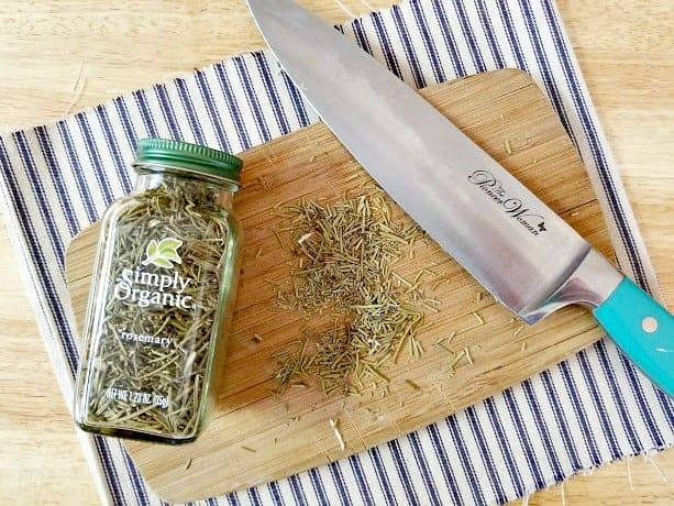 rosemary vanilla soap prep