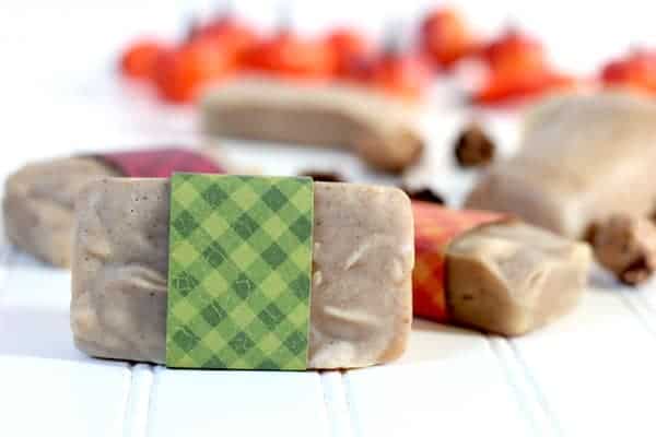 cold process goat milk soap with fall spices