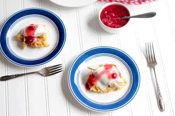 This recipe uses Thanksgiving leftovers to make a delicious brunch!