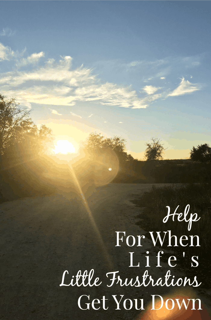 dealing with life's frustrations