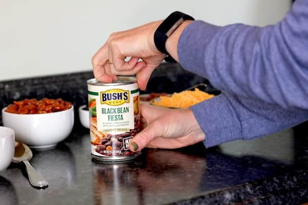 5 minute tacos with BUSH'S Savory Beans