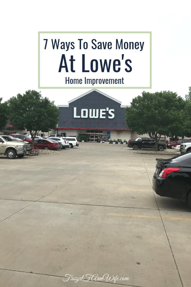 Looking to save money on your home improvement project? Here are 7 ways to save money at Lowe's!