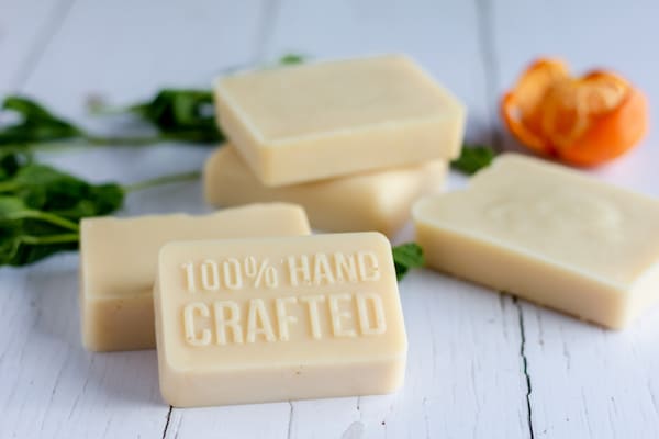 Orange-Spearmint Cold Process Goat Milk Soap Recipe