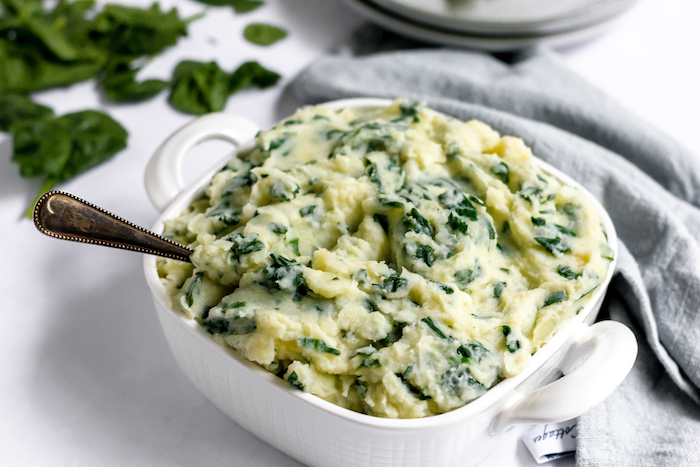 spinach mashed potatoes