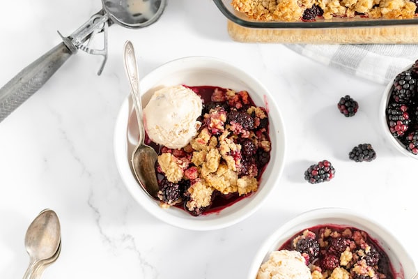 Gluten Free Blackberry Crisp