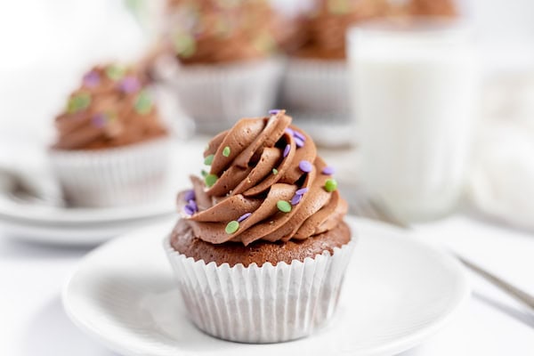 gluten free cupcakes on a plate