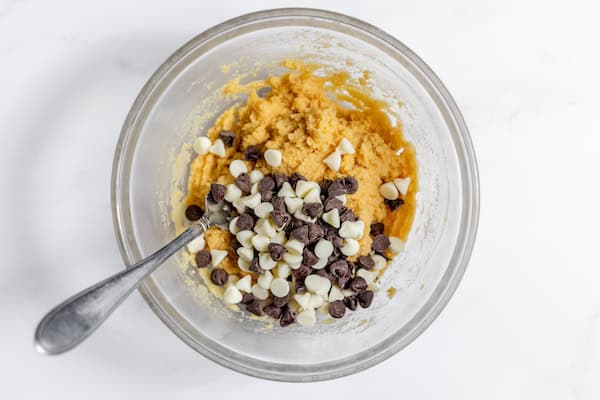 coconut flour cookie dough with chocolate chips