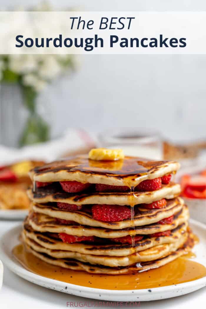 fluffy sourdough pancakes recipe