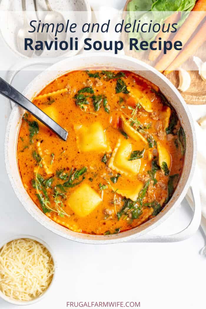 simple and delicious ravioli soup recipe