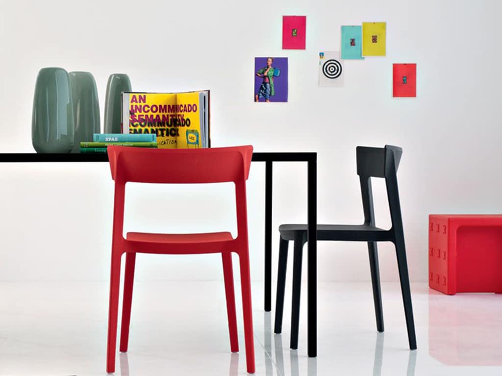 Calligaris Skin Stackable Chair - Furnitalia | Modern Versatility