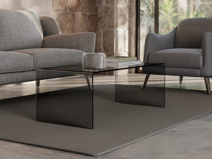 イタリア ナツッジ NATUZZI のガラステーブル 美品 LABIRINTO(ラビリント)/Natuzzi Italia[タブルーム]