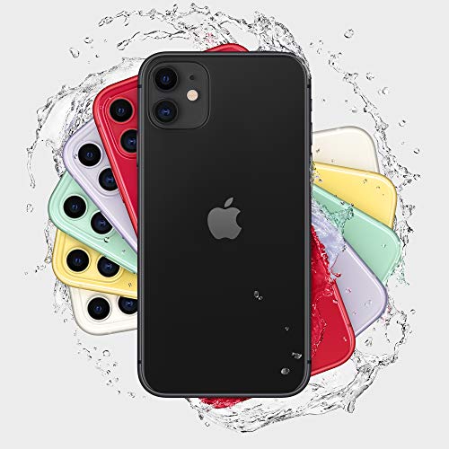 Apple iPhone 11 (64&nbsp;Go) - Noir (Comprend EarPods, Câble Lightning vers USB, Adaptateur Secteur USB)(Comprend EarPods, Câble Lightning vers USB, Adaptateur Secteur USB)