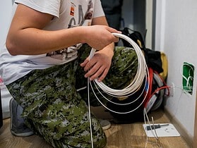 Installation de la fibre sans regard