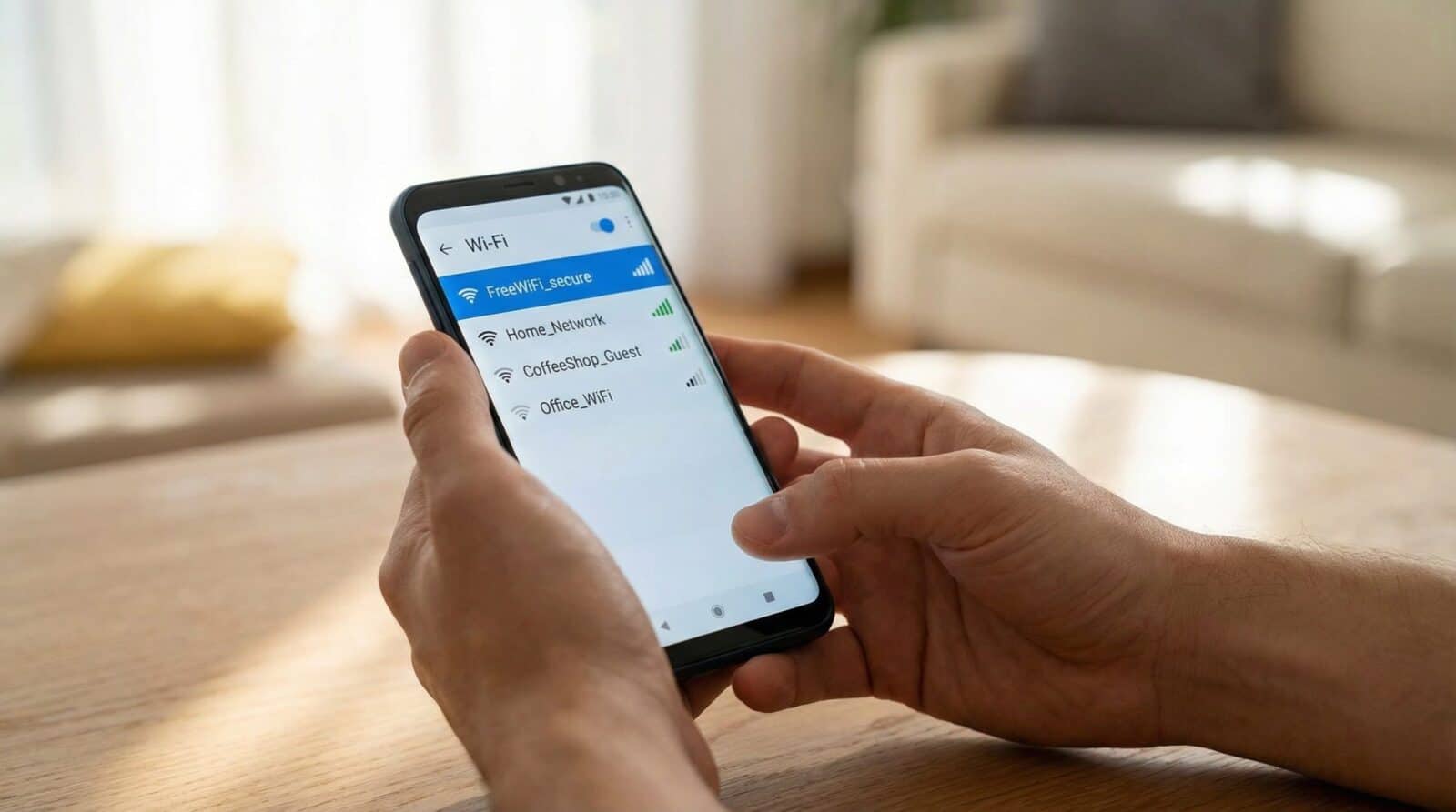 comment se connecter à FreeWifi Secure