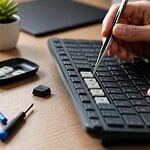 comment réparer une touche de clavier